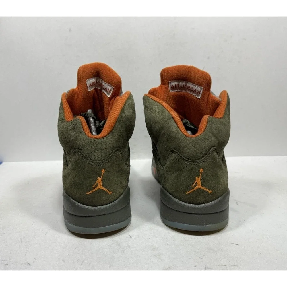 Air Jordan 5 Olive Green Men's Size 12 Sneakers DD0587-308 Shoes